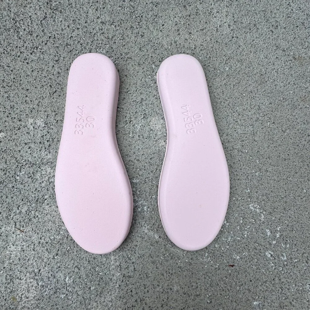 MINI MELISSA Glitter Slip On Shoes Girls 1 Jelly Pop Sneakers Pink Jelly Shoe - Picture 11 of 11